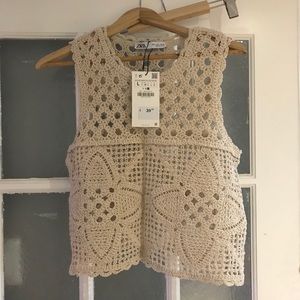 Zara knit tank boho